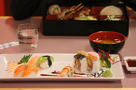 Sushi, mad, NUM, ris, asiatiske, japansk, Japan