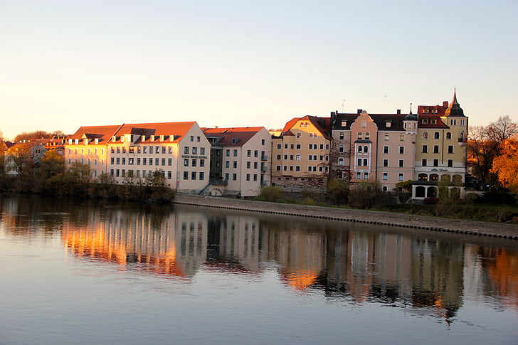 Donau, Regensburg, Duitsland, Beieren, oude, erfgoed, Europa