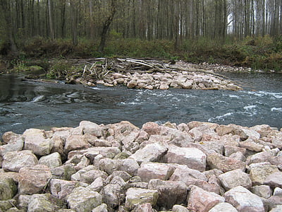 stream, danube, river, water, dam, charging, price