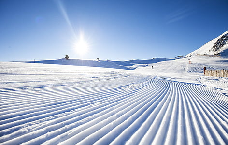 neu, muntanya, pistes d'esquí, Andorra, l'hivern, Nevada, paisatge nevat