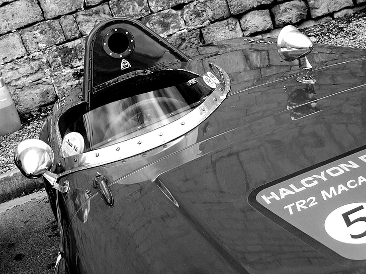 samochód wyścigowy, Vintage, klasyczny samochód, Triumph tr2, triumf, TR2, Makau