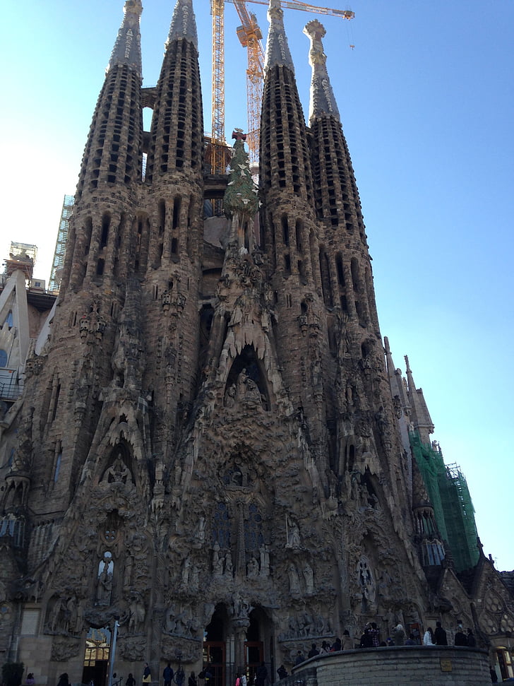 Barcelona, Nhà thờ, Nhà thờ, Tây Ban Nha, tác phẩm điêu khắc, kiến trúc, phong cách Gothic