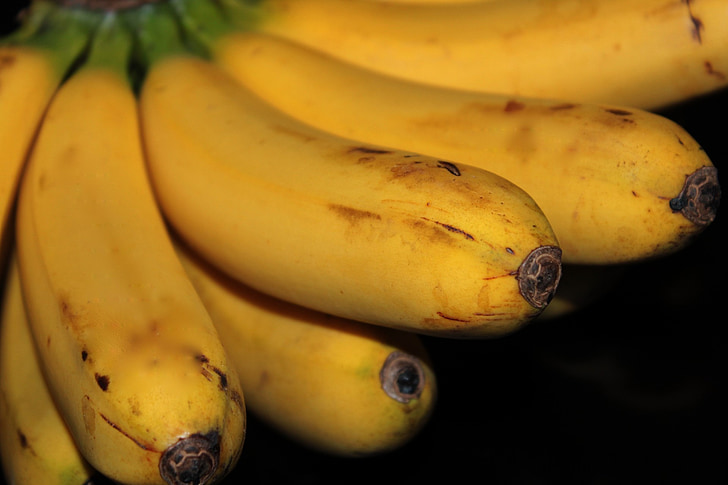 küps banaan, banaan, Peel, banaani koor, puu, mahlane, toidu