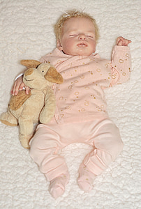 nukke, baby doll, taiteilija nukke, vauva, Tyttö, nainen, pieni