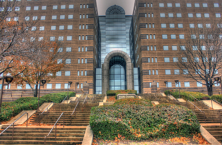 Dallas, Palau de Justícia, EUA, Texas, arquitectura, punt de referència, edifici