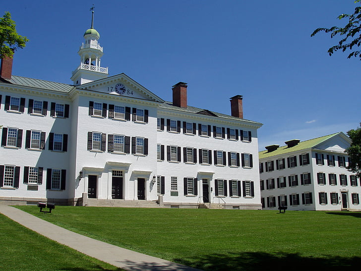 Dartmouth college, Portsmouth, New Hampshire-ben, Sky, gyep, fű, szépség