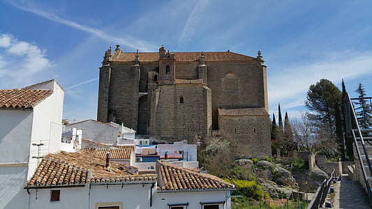 Iglesia del Espiritu santo, Ronda, Kościół Ronda, Święty, Santo, Architektura, dachu