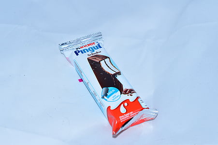 Kinder Pinguin, süße, Verpackung, sehr lecker, Essen, Schokolade