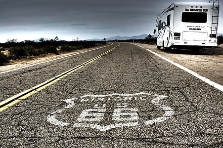 ruta66, route 66, road, united states, poster, signal