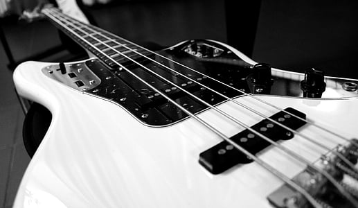 Electric bass, rendah, batu, string, musik, gitar, alat musik