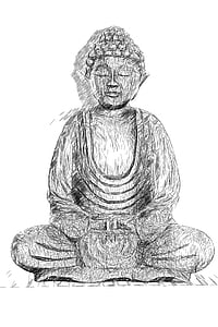 Buddha, buddhismen, staty, religion, Asia, andliga, Meditation