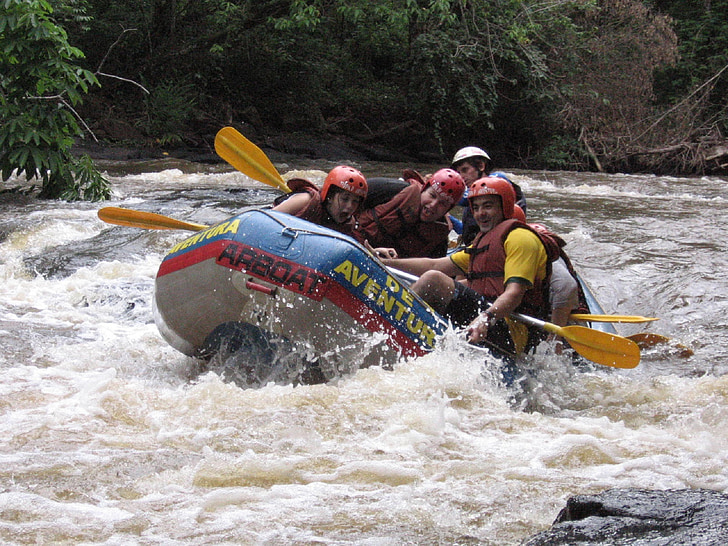 rafting, whitewater, challenge, action, team, teamwork, extreme