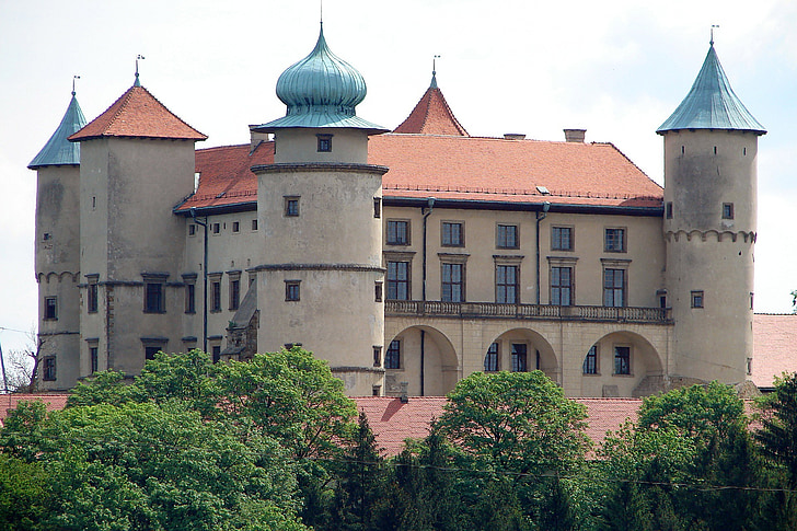 architecture, building, castle, residence, structure, poland