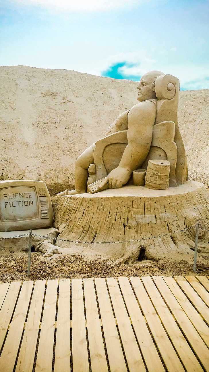Latvia, sand skulptur, sand