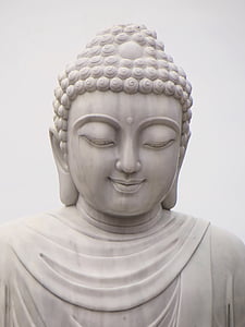 Kambodža, religija, Buddha, spokoj, osmijeh, kip, glava