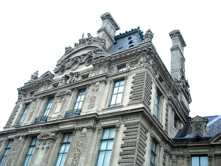 museet, Paris, Frankrike, arkitektur, historiska, byggnad, National museum