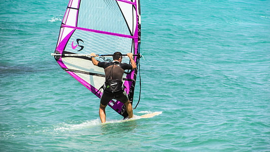 jadranje na deski, šport, morje, vode, windsurf, veter, dejavnost