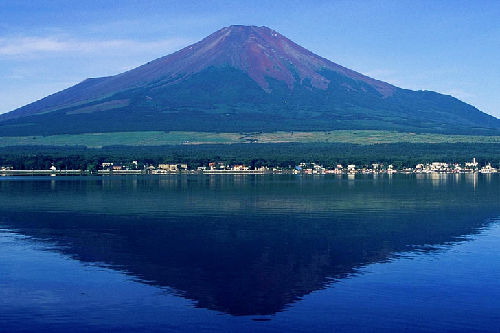 Гора Фудзі, води, краєвид, Японія, Гора, сільській місцевості, відбиття