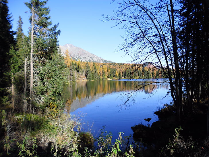 montanhas Tatra, lomnic, Lago, floresta