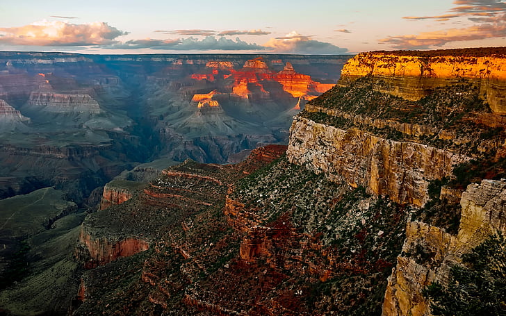 Grand canyon, Arizona, paisagem, Parque Nacional, Turismo, rocha, penhasco