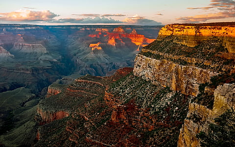 Grand canyon, Arizona, pemandangan, Taman Nasional, Pariwisata, batu, tebing