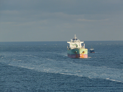 Öl-tanker, Containerschiff, Schiff, Wasser, Schiffe, Versand, Meer