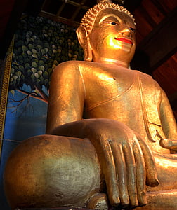 Buddha, Thaiföld, templom, Ázsia, buddhizmus, vallás, utazás