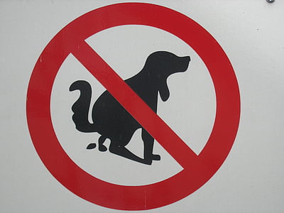 sköld, hundehaufen, förbud, tecken, symbol