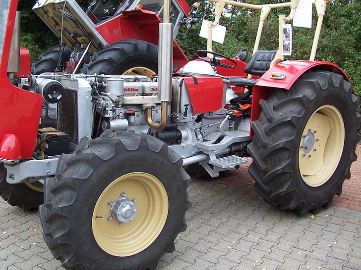 tractor, Oldtimer, schlüter, maquinària agrícola, granja