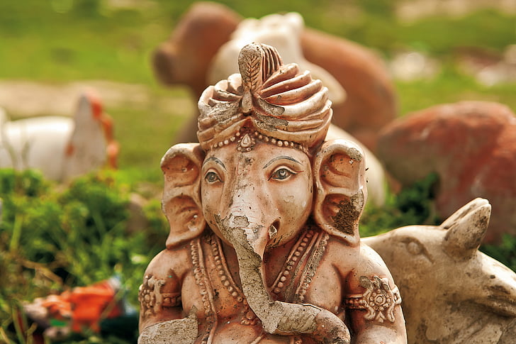 Ganesha, Isten, utazás, indiai, hindu, hinduizmus, elefánt