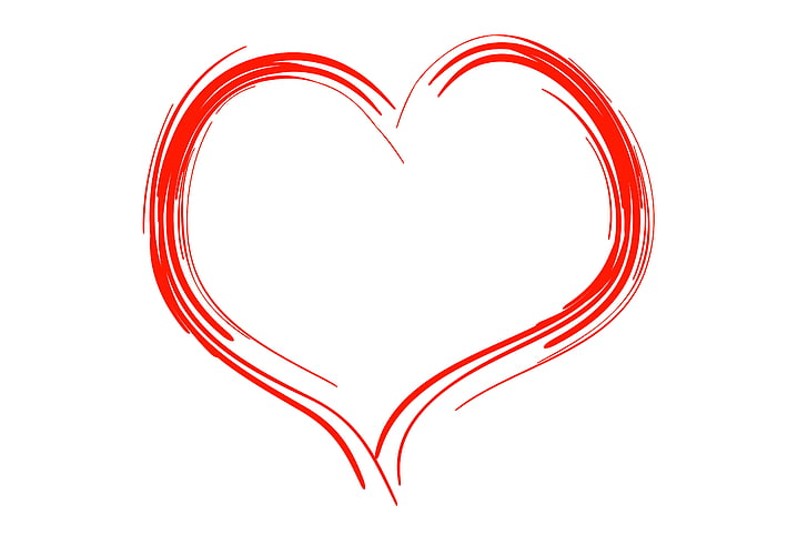 hjerte, Valentinsdag, Kærlighed, følelse, lykke, forelskelse, farverige hjerte