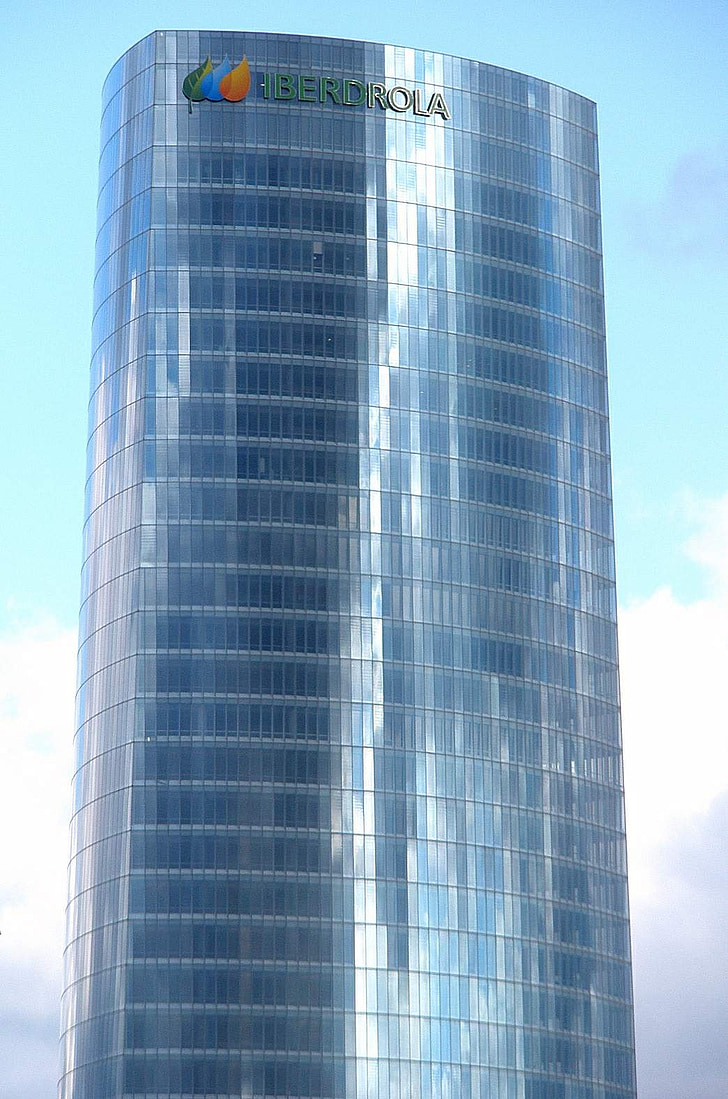 Iberdrola tower, Bilbao, skyskraber, bygning, moderne, Spanien, Urban