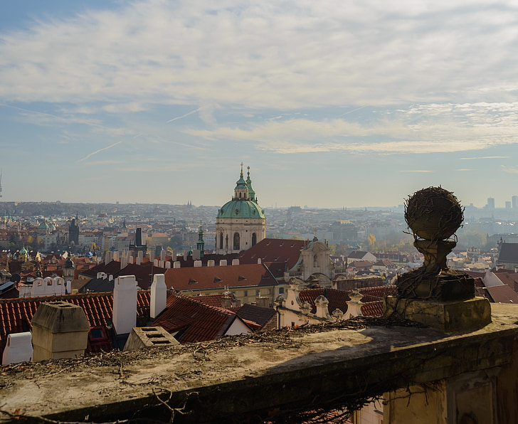 Prague, jumta detaļas, ielas, vietas, vēsture, arhitektūra, slavena vieta