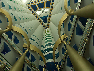 Burj Al Arab, Dubai, u on e, arkkitehtuuri, rakennus, UAE, Hotel