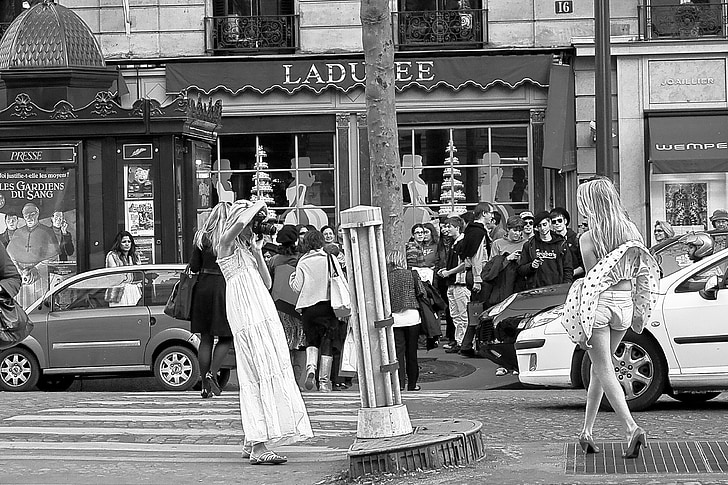Marilyn monroe, Photoshoot, model, sukně, vítr, Paříž, snížení provozu