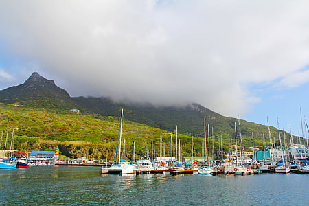 impressionnante, mer, océan, Scenic, paysage, Hout bay habour, Baie