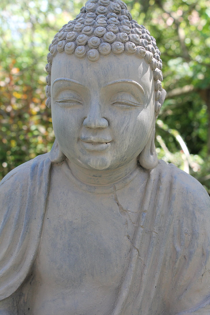 východní, Buddha, duchovní, Zen, meditace, figurka