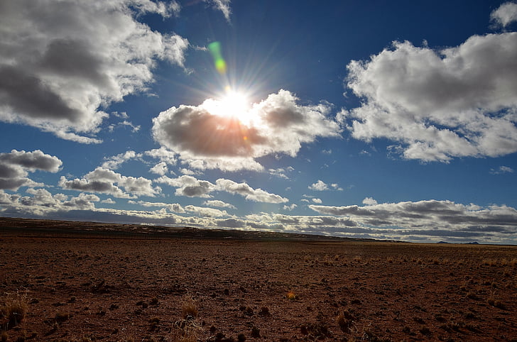 Namibia, matahari, Afrika, satwa liar, gurun, kering, kekeringan