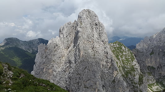 Gimpel, Tannheim, Alpina, montanhas, Áustria, Tirol, rocha