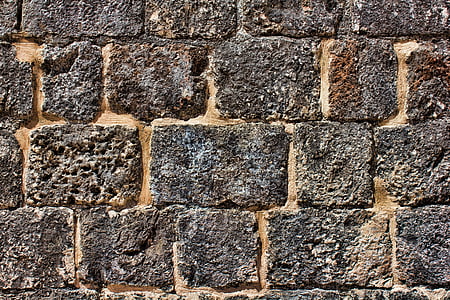 dinding, batu, batu, latar belakang, tekstur, dinding batu, bata