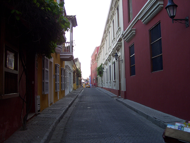 Cartagena, Kolumbia, Karaiby, Architektura, budynek, Miasto, Projektowanie architektury