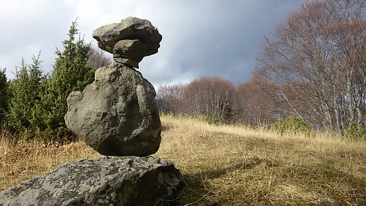 kamen, višina, nevihta, narave, rock - predmet