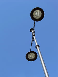 lantaarnpaal, straat lamp, straatverlichting, apparatuur, hemel