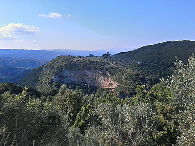 montagna, Grecia, Pelion, Greco, sentiero, foresta, formazioni naturali