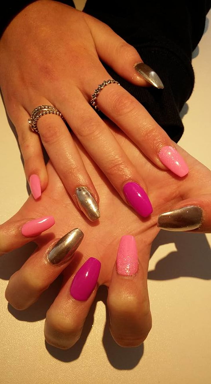 Nail art, küüned, küüned, sõrmed, maniküür, meik, emailiga