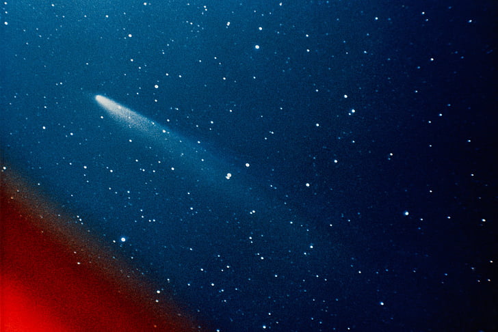 comet, comet kohoutek, long-period, streaking, c 1973 e1, 1973f, 1973 xii