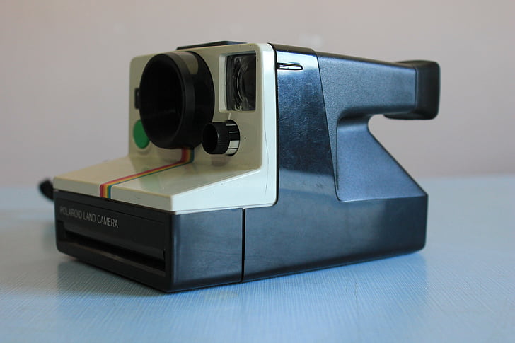 Polaroid, Polaroid kaamera, kaamera, Vintage, retro, pildid, foto