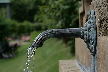 Fontaine, robinet, eau, Fontaine d’eau, distributeur d’eau, jet d’eau, vieux