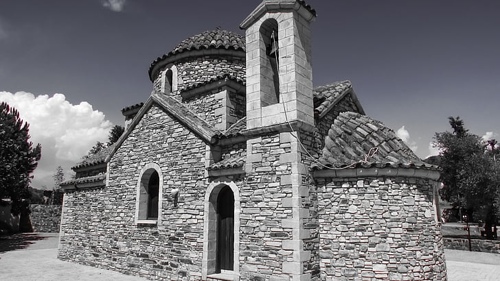kostel, ortodoxní, náboženství, Architektura, Ayios prokopios, SHA, Kypr
