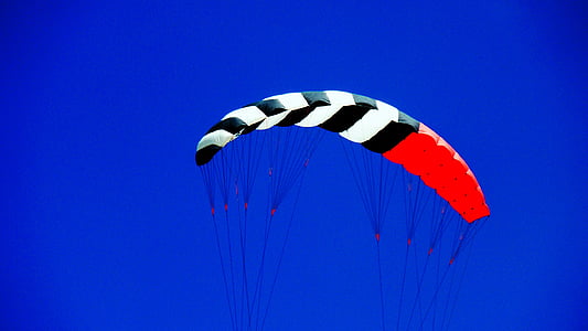 kiteboard, kitesurfare, Kite, idrott, vind